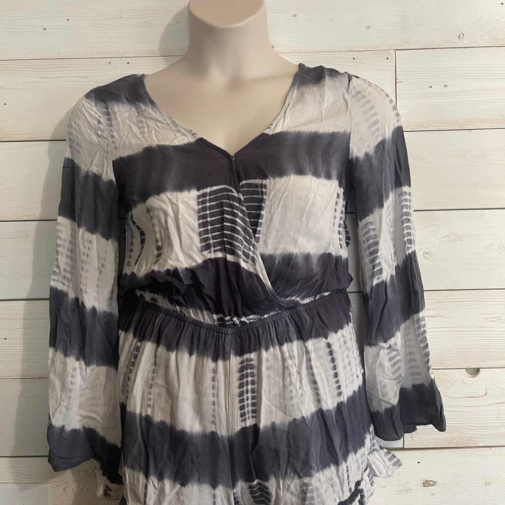Entro Black and White Mini Dress